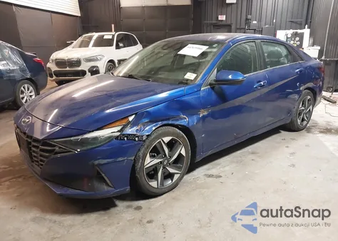 2022 Hyundai Elantra Limited z USA, uszkodzony, nr VIN 5NPLP4AG9NH075933